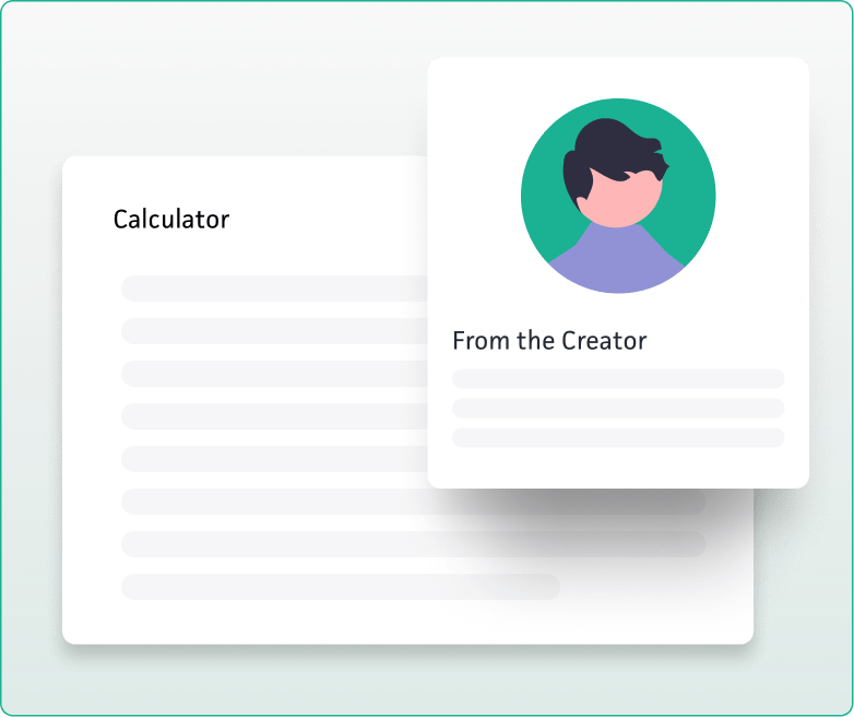 creator profile visual